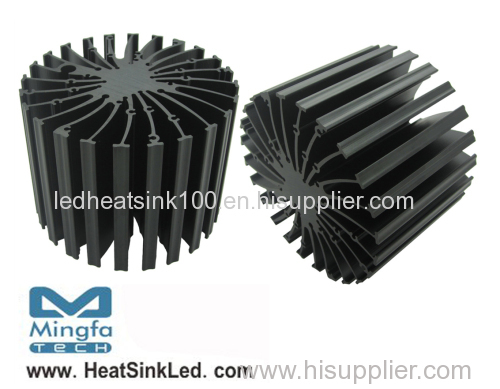 Black Aluminum Philips Modular Passive Star LED Heat Sink Φ110mmH80mm