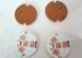 White Round Copper Based PCB OSP Finish Black Silkscreen High Conductivity