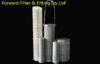 OEM Stainless Steel Filter Wire Mesh Tube , Perforated Metal Mesh Tube