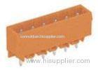 250V 12A 300V 10A Straight Pin MCS Connector With Spring Clipping Orange