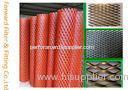 PVC Dipping Expanded Metal Mesh , Anti - Skidding PVC Coated Wire Mesh