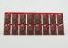 OEM FR1 Red PCB Double Sided 2 Layers with Immersion Gold Finish