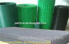 Low Carbon Steel Architectural Woven Metal Mesh / PVC Coated Welded Wire Mesh