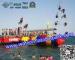 Playing Inflatable Water Catapult Blob / Trampolines 5 Years Warranty