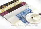 Custom printed big 47cm washable Silicone Table Mat for dinner , coffee shop