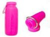 Portable Outdoor Travel bpa free silicone collapsible water bottle 650Ml