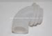 Natural Clear Molded Rubber Elbow Hose Connecting Two Plastic / Metal Pipe