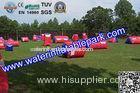 Commercial Inflatable Paintball Bunker 0.9mm PVC , Durable Paintball Air Bunker