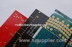 Red / Blue / Black Double Layer Aluminium Base PCB Boards , High Tg Electronic CCTV PCB