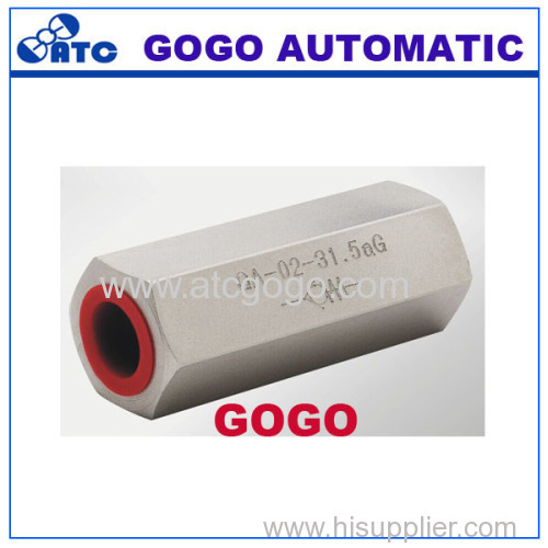 Orthogonal check valve for hydraulic pump