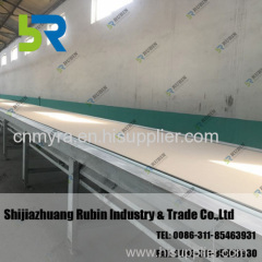 Gypsum board manufacturing equipment with Heat conductive oil drying system