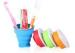 Food grade non - toxic Colorful Silicone Folding Cup with lip 200ML for baby