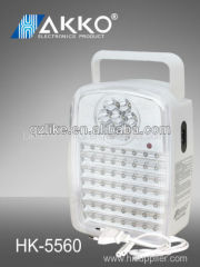 AKKO portable automatical rechargeable 6pcs LED Emergency Light