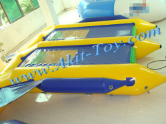 Six person sport game inflatable flyfish boat for sale