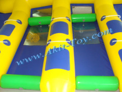 Six person sport game inflatable flyfish boat for sale