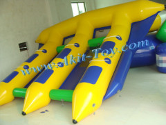 Six person sport game inflatable flyfish boat for sale