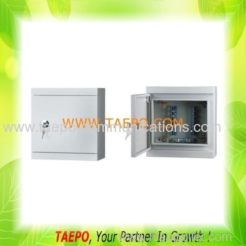 Indoor 50 pairs copper cabinet for LSA module cold rolling steel housing with powder coating