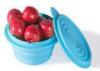 BPA Free Durable LFGB Standard Blue silicone kitchen utensils , Silicone Bowl for Fruit