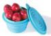 BPA Free Durable LFGB Standard Blue silicone kitchen utensils , Silicone Bowl for Fruit