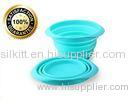 Multipurpose Safety FDA 700ML Collapsible Silicone Bowls For outdoor pet feeding