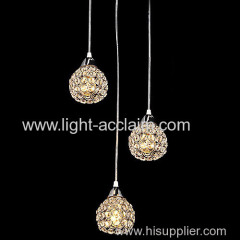 Three LED Art Chandelier pendant lamp hanging light fixtures Creative small Chandelier