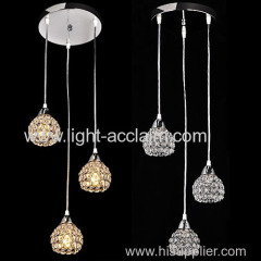 Three LED Art Chandelier pendant lamp hanging light fixtures Creative small Chandelier