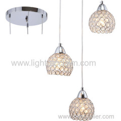 Three LED Art Chandelier pendant lamp hanging light fixtures Creative small Chandelier