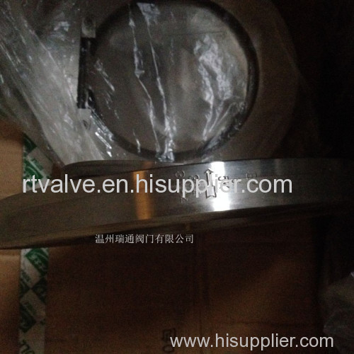 Wafer check valve thin type