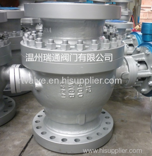 600LB flanged ball valve