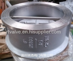 Duo disc Wafer check valve