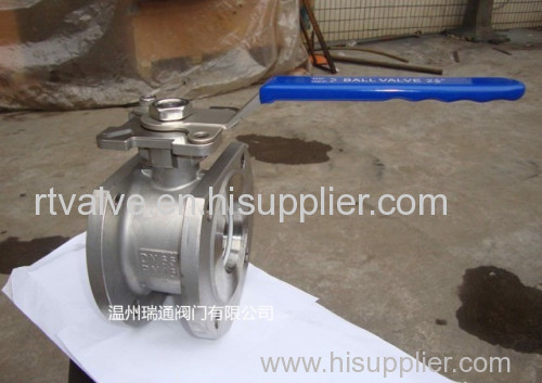 ISO5211 Mounting pad ball valve