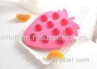 Eco - Friendly DIY Cute Strawberry Shaped Silicone Ice Tray Molds For freezer