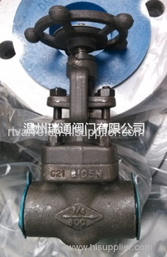 Socket Welded gate valve 800LB