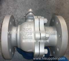 300LB flanged ball valve