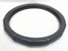 lambskin leather rubber molded car steering wheel cover