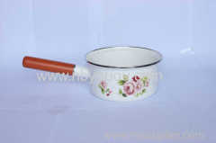 good performance enamel milk pot without lid