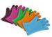 Colorful high temperature resistant silicone gloves for grilling , Oven , dishwasher