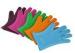 Colorful high temperature resistant silicone gloves for grilling , Oven , dishwasher