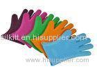 Colorful high temperature resistant silicone gloves for grilling , Oven , dishwasher