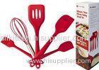 non-stick silicone kitchen tools in Red