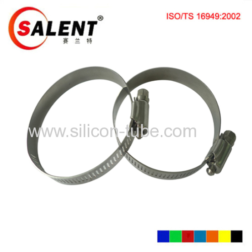 high quality 1X 3.15" 80mm Silicone Hose T-Bolt Clamp 3.39"-3.70" 301 Stainless Steel