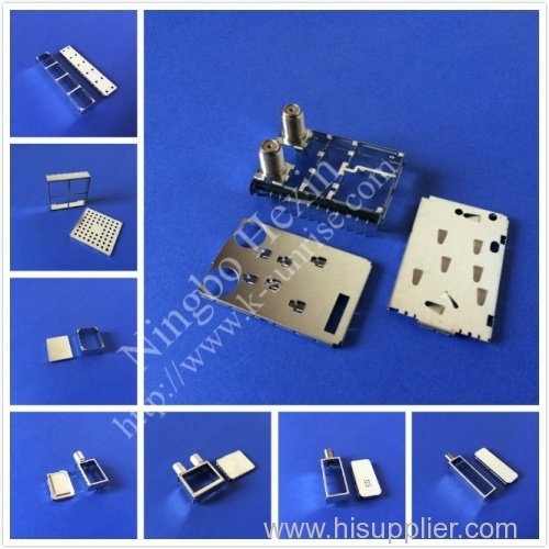 metal shield case with connector for stb