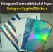 hologram eggshell sticker sheets