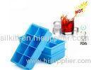 Blue silicone ice tray