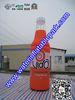 PVC Custom Inflatable Advertising Bottle , 5M Inflatable Bottle Model For Promotion