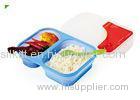 Heat - Resistant Microwave And Dishwasher Silicon Lunch Box Safe 2 Lattice