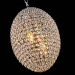 Egg shaped three-dimensional crystal ceiling pendant lamp for sale