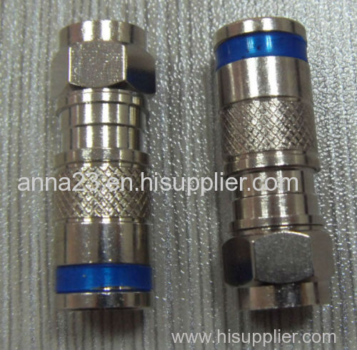 F rf coaxial connectors