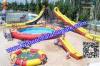 Summer Pool Inflatable Water Games With Slide , Adventure Inflatable Water Sports