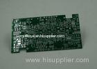 Lead Free HASL Rigid Printed Circuit Board with IC and PADs Green Solder